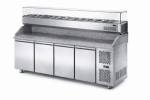 ITALFRIDGE Refrigerated counter Pizza bar 4 door
