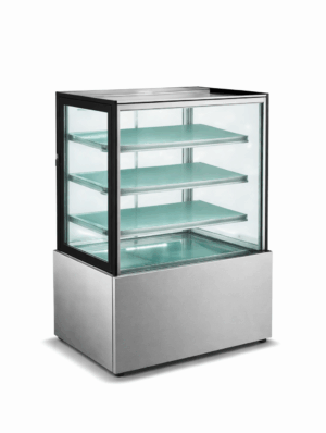 MITCHEL STRAIGHT GLASS COLD DISPLAY FOUR TIER- 900MM (SC900B-4S)