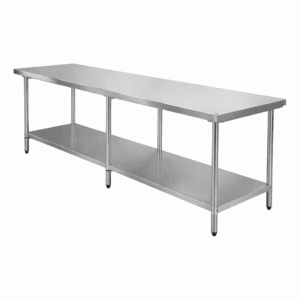 KSS BENCH WITH STORAGE SHELF UNDERNEATH 2400MM (02-2400L)