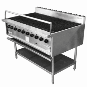OXFORD 9 BURNER BBQ CHARGRILL WITH 880mm HOT PLATE