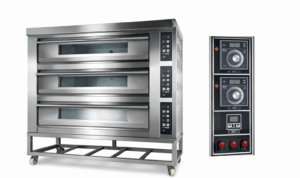 AMALFI ELECTRIC THREE DECK OVEN - 9 TRAY