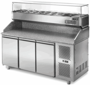 ITALFRIDGE Refrigerated counter Pizza bar 2 door