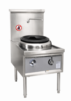 OXFORD INCLINED ONE HOLE WATERLESS WOK - DUCKBILL BURNER