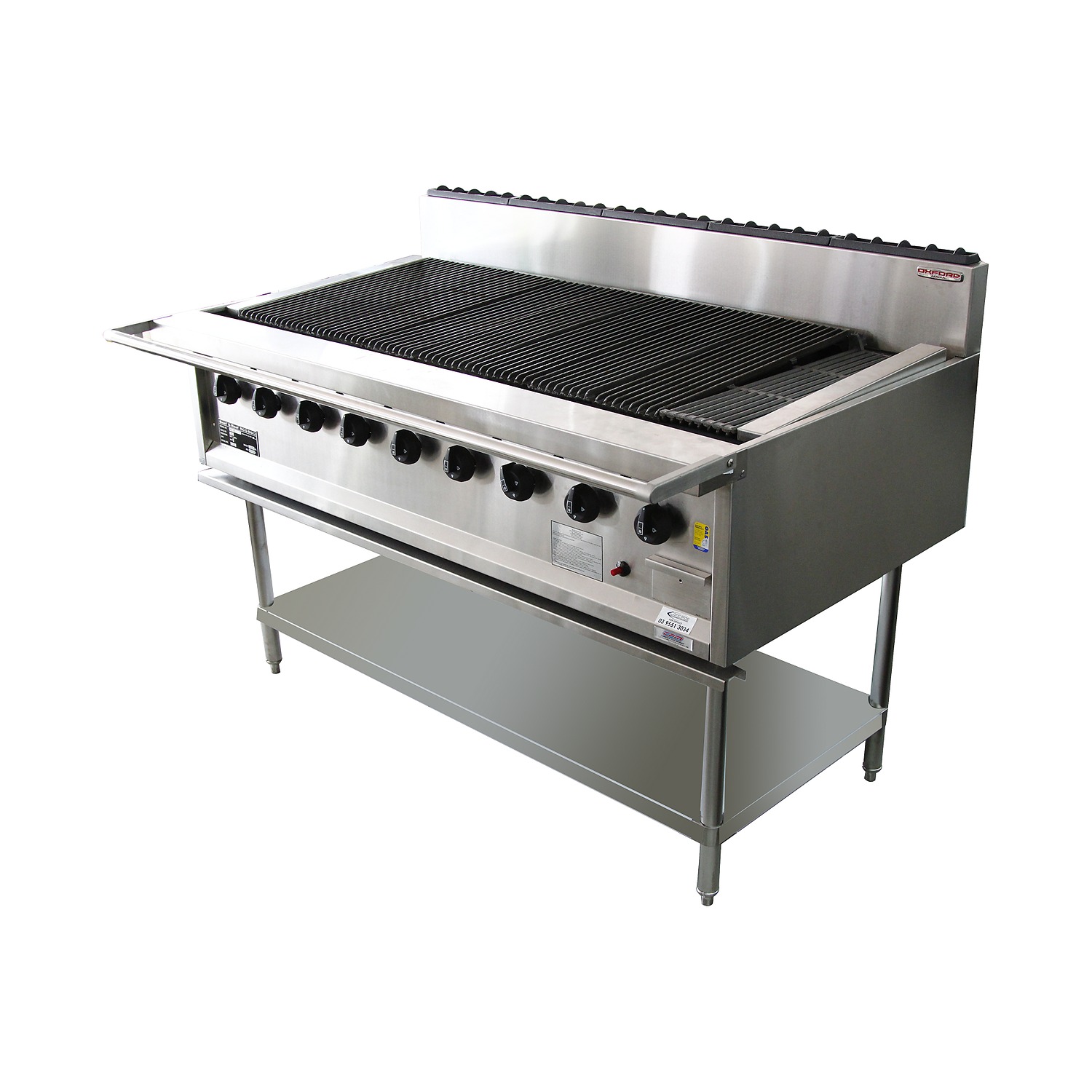 Oxford Series BBQ 9 Burner RCGD09-88H 620mm grill, 880mm hotplate & shelf