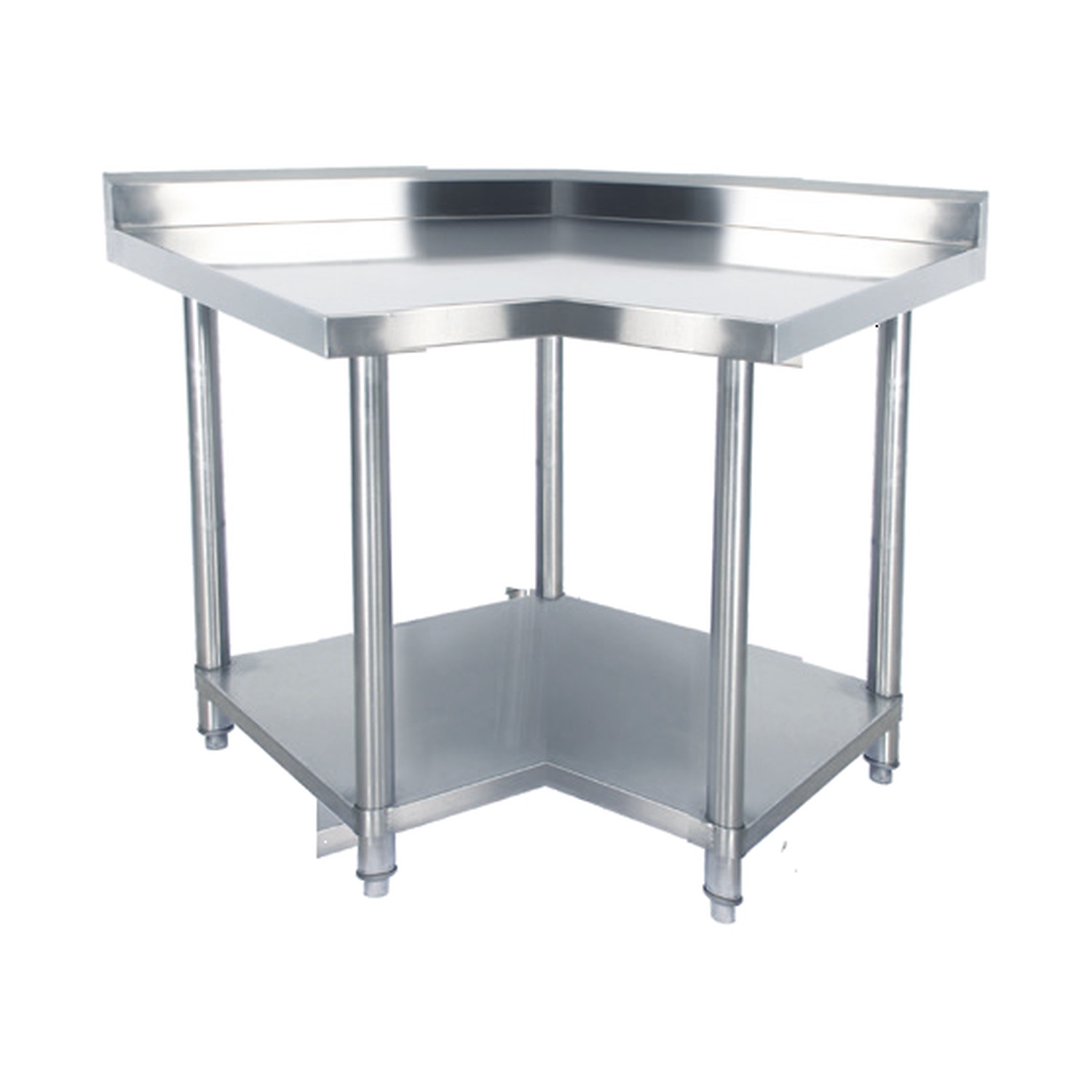 KSS 900mm Corner Bench w/ Shelf Underneath and Splashback