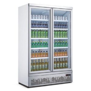 TWO Door Glass Refrigerator (PG 1000-R)