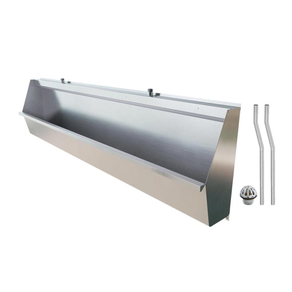 Standard Wall Hung Urinal - 2400mmL. Off the shelf.