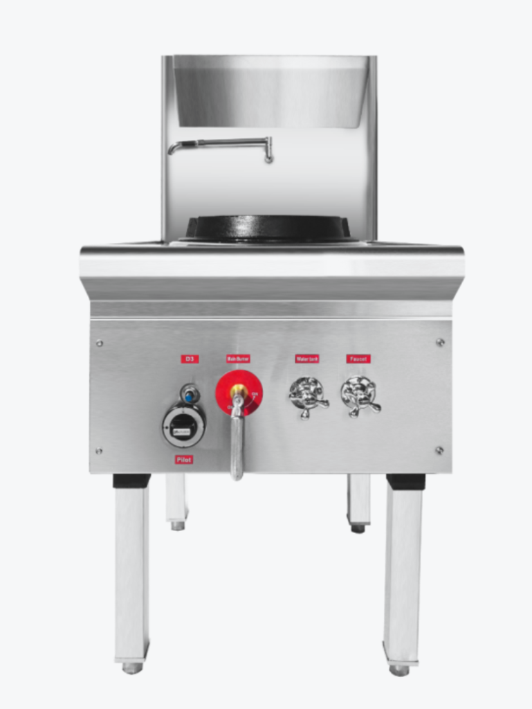 Gasmax Stainless Steel Waterless LPG Gas Single Wok - WW-1L