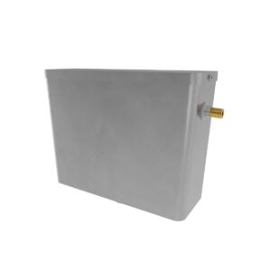 Stainless Steel Side Press Cistern with Right Side Entry