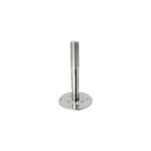 Stainless Steel Disc Foot 65mm Diameter. 105mm Stem. M16 - FH-10