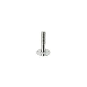 Stainless Steel Disc Foot 50mm Diameter. 70mm Stem. M16 - FH-12
