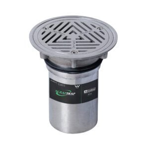 150mm Round Vinyl Floor Waste Arrestor (suits 100mm pipe) (Heel Proof)