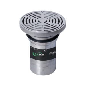 150mm Round Floor Waste Arrestor (suits 100mm pipe) Heel Proof