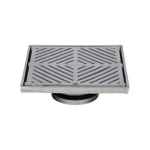 200mm Square Floor Waste (suits 100mm pipe) (Heel Proof)