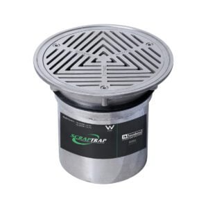 200mm Round Vinyl Floor Waste Arrestor (suits 150mm pipe) (Heel Proof)