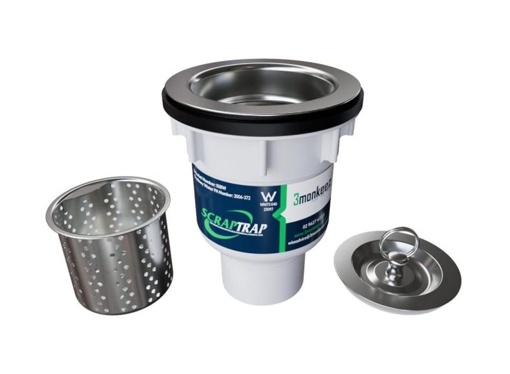 Sink Waste Arrestor-3mm Holes suits 90mm Outlet
