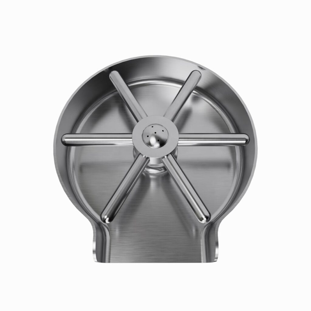 Kitchen Sink Glass Rinser with Round Drain Tray