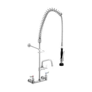 Stainless Steel Exposed Wall Mounted Pre-Rinse Unit With 6" Pot Filler