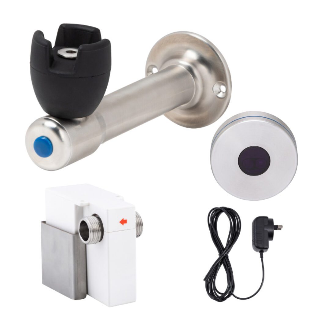 90 Degree Silicone Mouthguard Bubbler with Hob-Mount Sensor Mains Operated