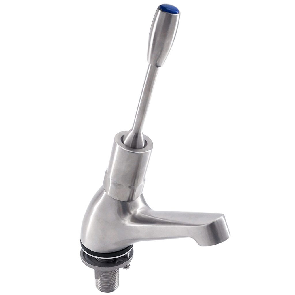 Lever Handle Pillar Tap - 18 Second Timed Flow