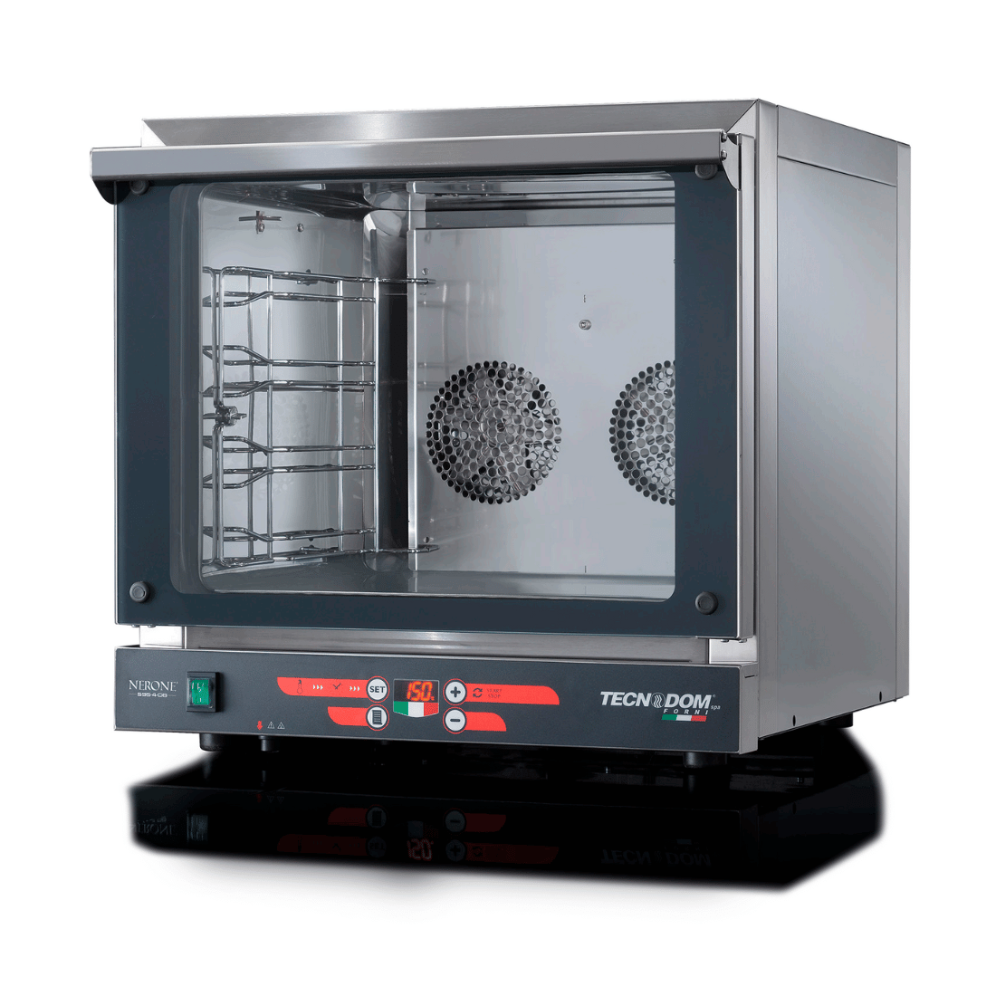 Tecnodom Nerone EKO Digital 435x350 Tray Convection Oven - TDE-4CD/15