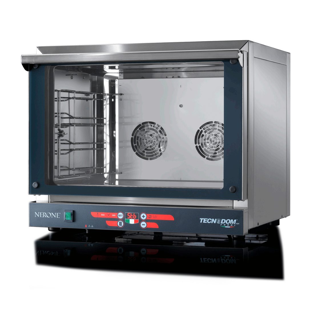 Tecnodom Nerone EKO Digital GN 1/1 Tray Convection Oven - TDE-4CGND