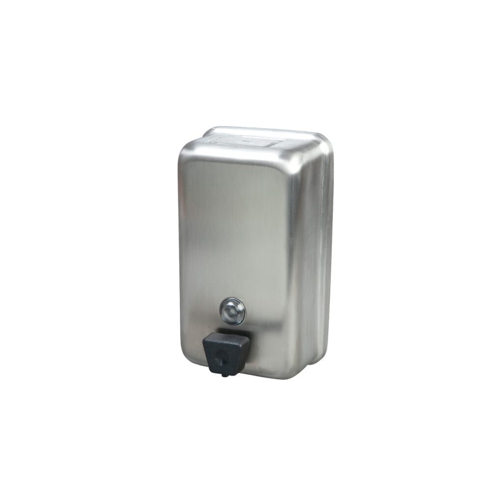 Stainless Steel Soap Dispenser - Vertical