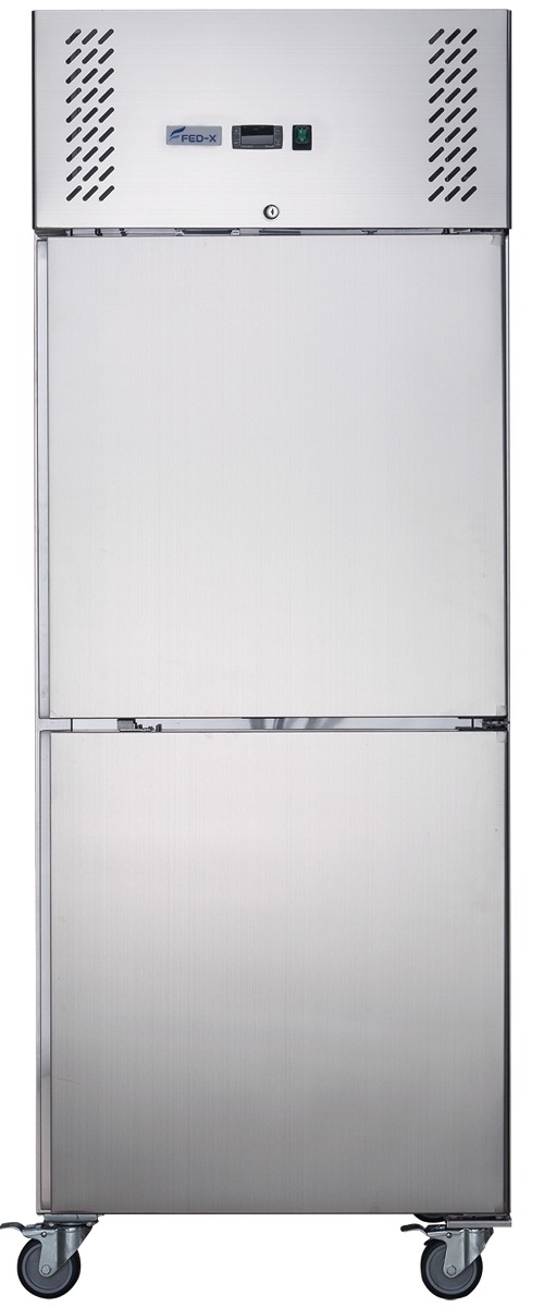 FED-X S/S Two Door Upright Freezer - XURF650S1V