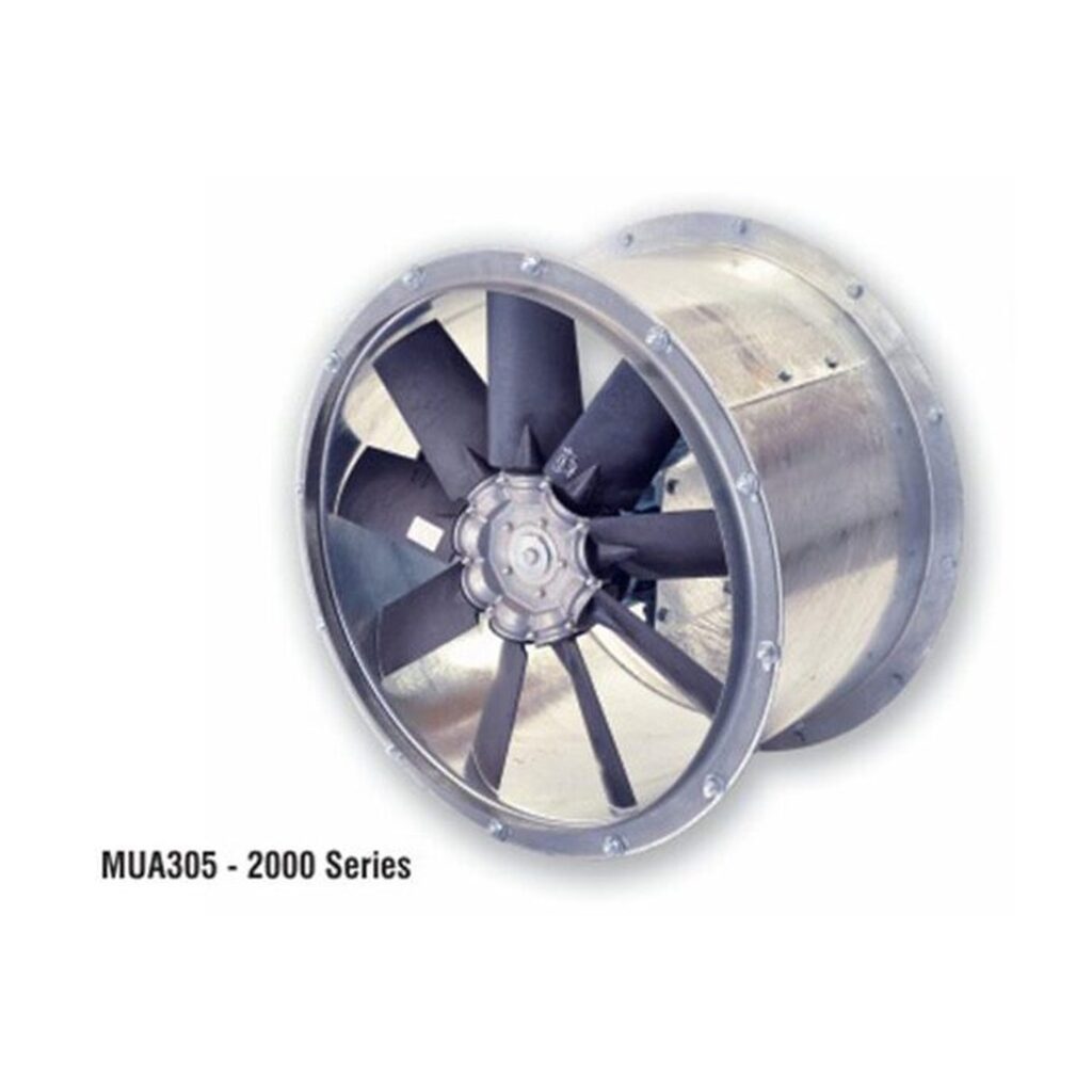 Kitchen Axial Inline Fan MUA Builtup