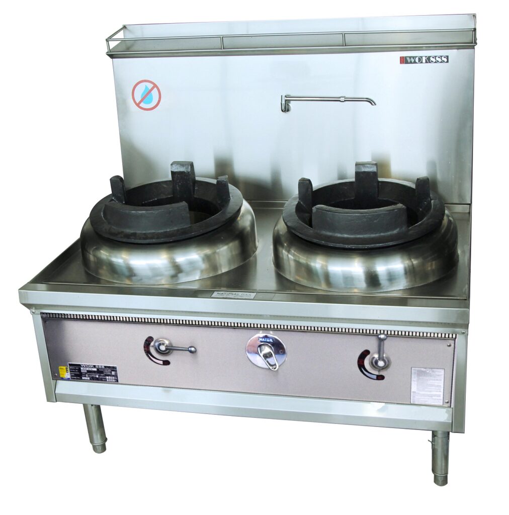 Oxford Inclined Two Hole Waterless Superwok - Chimney Burner