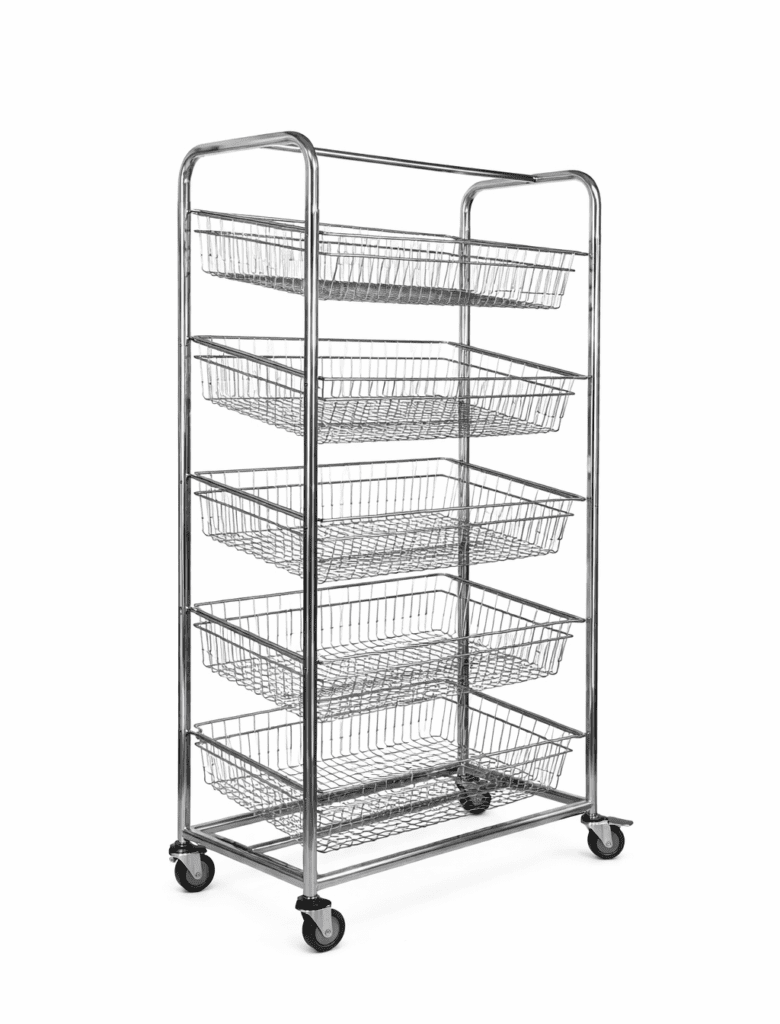 KSS 5 Basket Angled Trolley