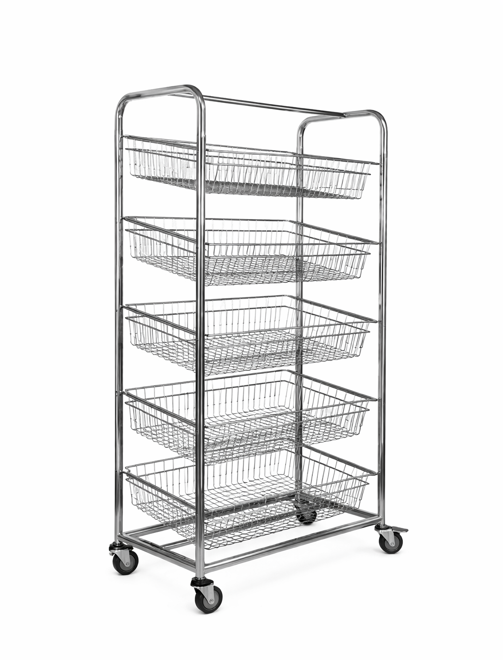 KSS 5 Basket Angled Trolley