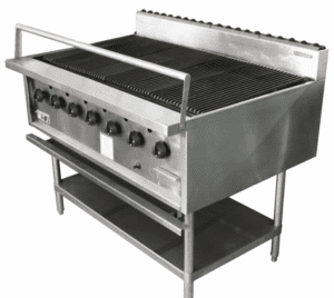 Oxford 7 Burner BBQ Chargrill with 600mm Hot Plate