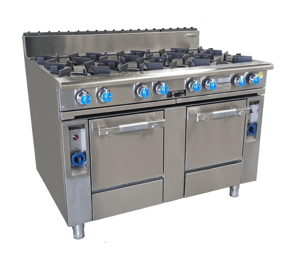 OXFORD 8 Burner Cooktop with 2 Gas Ovens