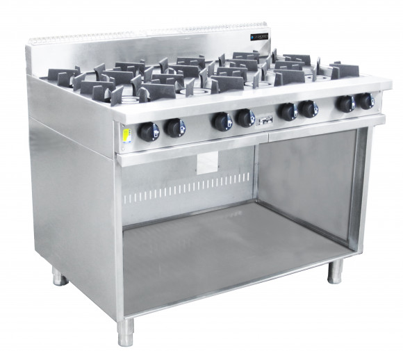 OXFORD Series 8 Burner Cooktop with Pilot Light