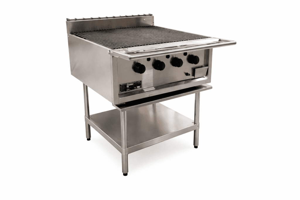 Oxford 4 Burner BBQ Chargrill with 470mm Hot Plate