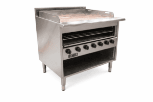 7 Burner Griddle Plate with Toaster Underneath