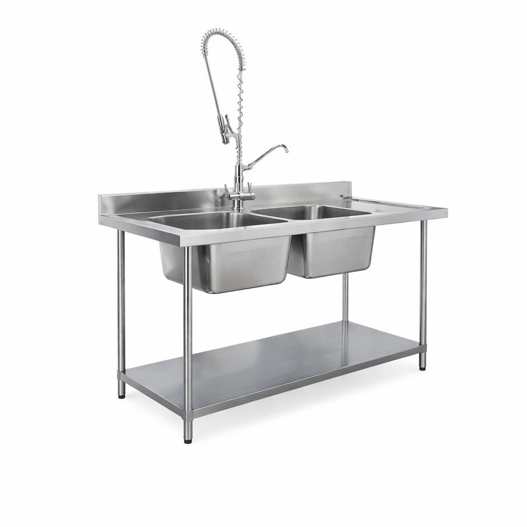 KSS 1500mm Dishwasher Inlet Bench (Left)