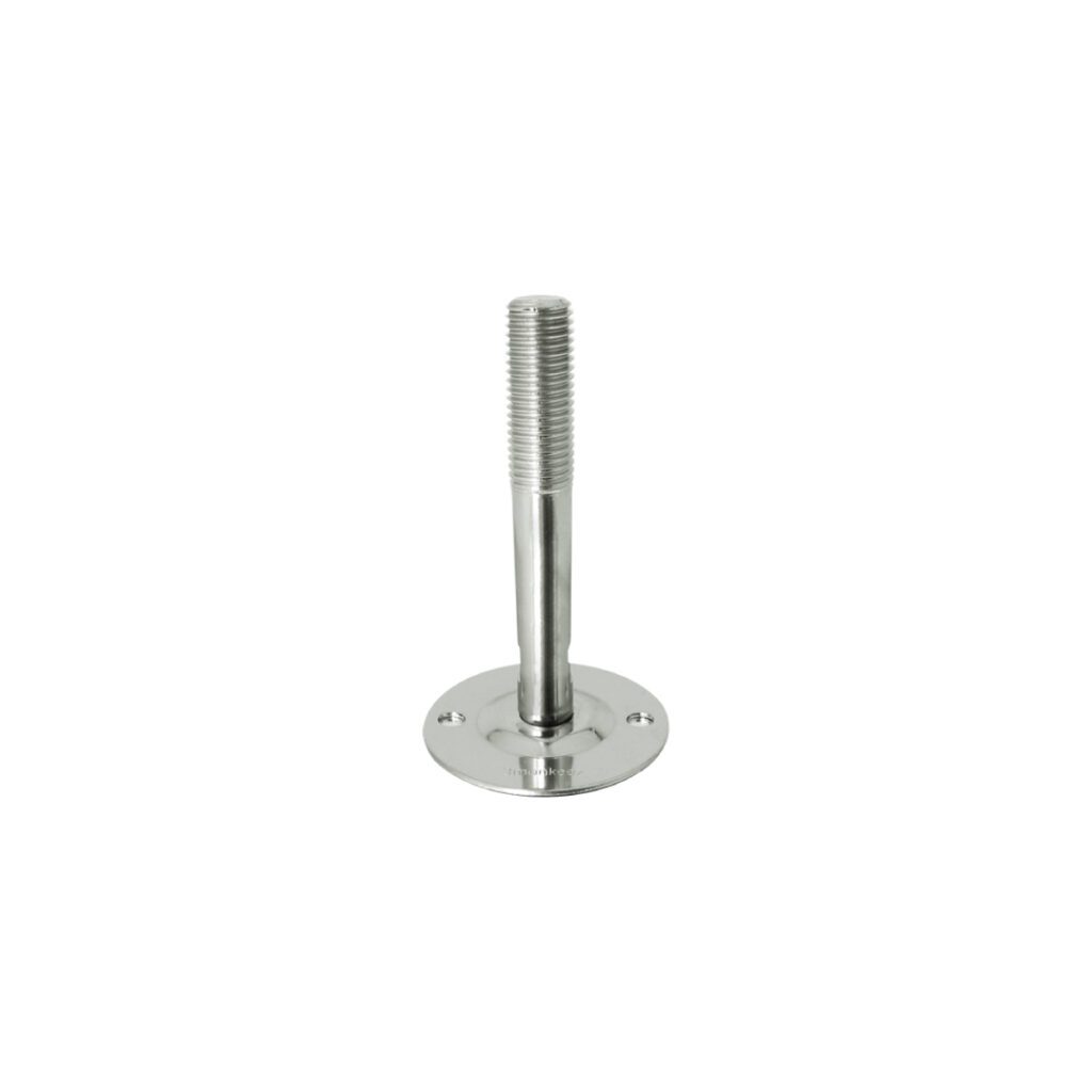 Stainless Steel Disc Foot 65mm Diameter. 105mm Stem. M16 - FH-10