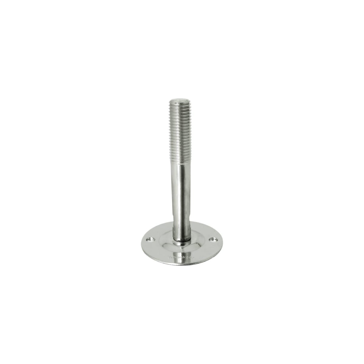 Stainless Steel Disc Foot 65mm Diameter. 105mm Stem. M16 - FH-10