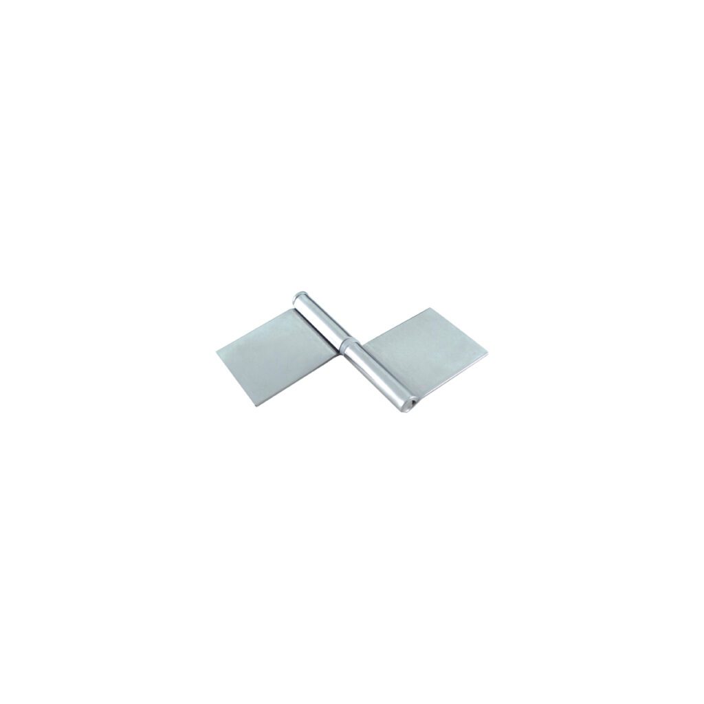 Stainless Steel Left Hand Flag Hinge. 75mm x 50mm x 2mm. 4.8mm Pin - FH-56-LH