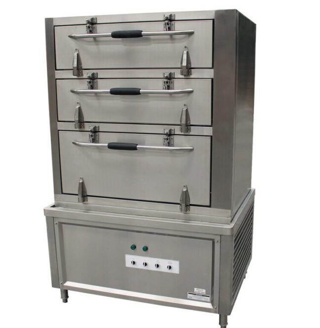 Oxford 3 Door Gas Steamer Large
