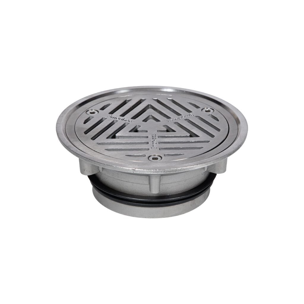 150mm Round Vinyl Floor Waste (suits 100mm pipe)
