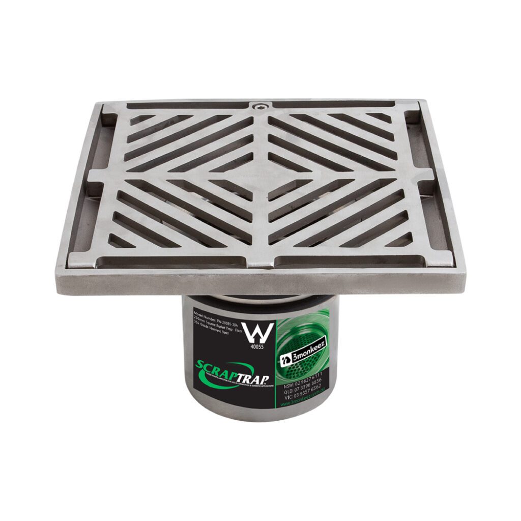 200mm Square Floor Waste Arrestor