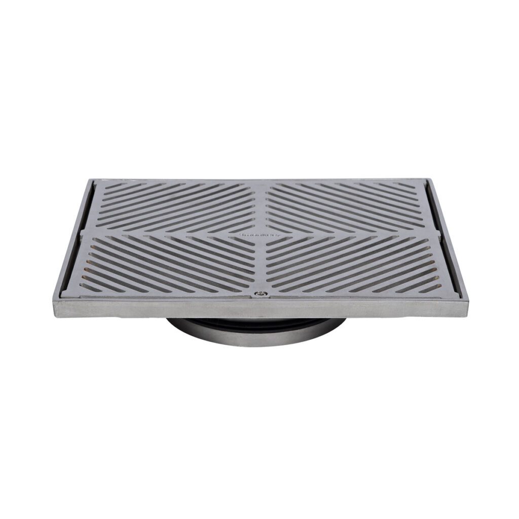300mm Square Floor Waste (suits 150mm pipe) (Heel Proof)