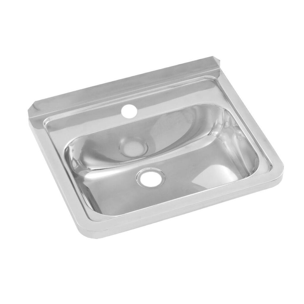 Wall Mounted Hand Basin - 1 Centre Tap Hole