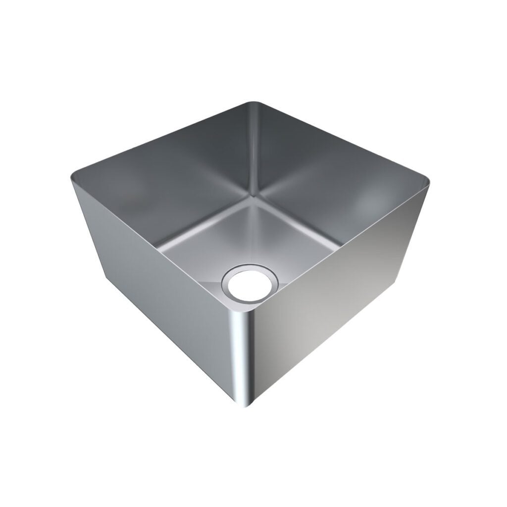 1.5mm Hand Fabricated Bowl- 450x450x250 - Gastronorm Range