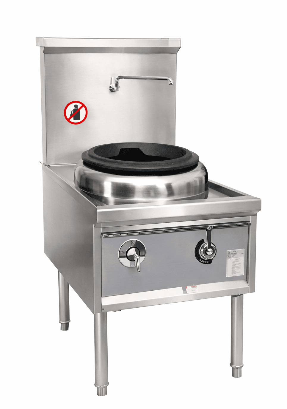 Oxford Inclined One Hole Waterless Superwok - Chimney Burner