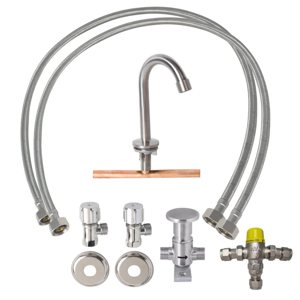 Foot Operated Kit With Tempering Valve
