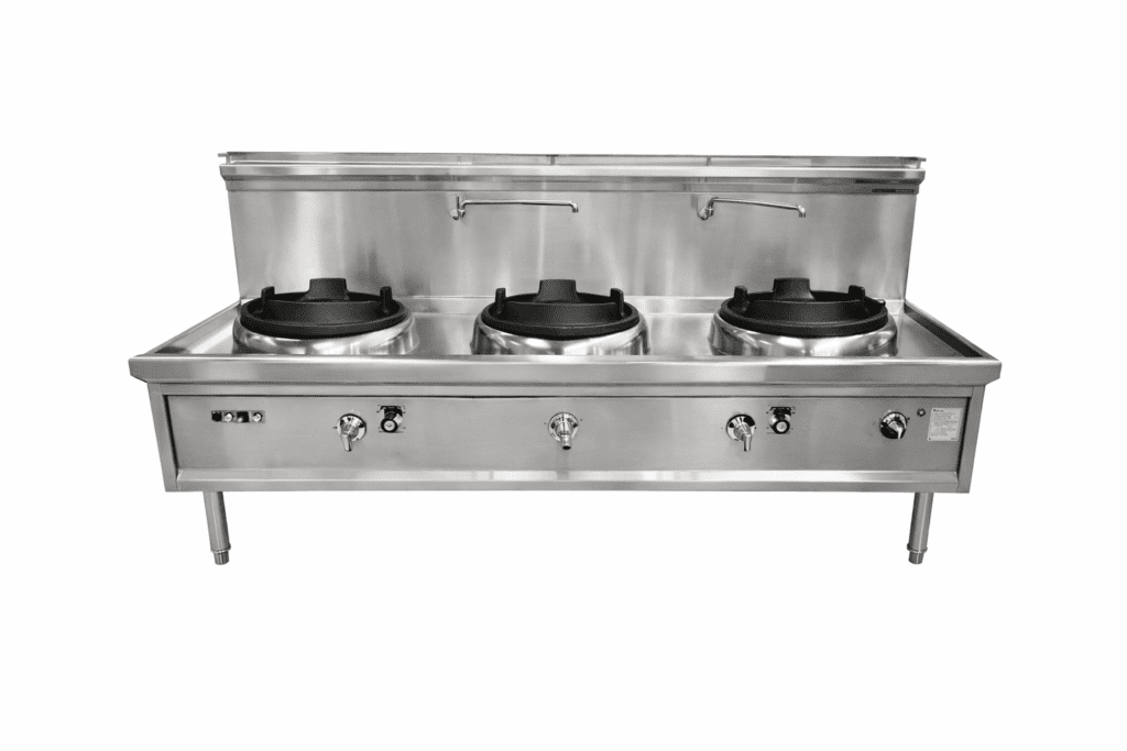 Oxford Inclined Three Hole Waterless Superwok - Chimney Burner